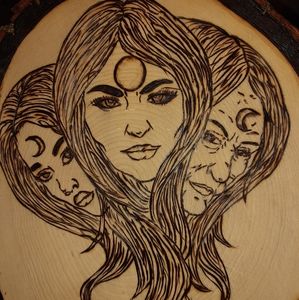 "The maiden the mother the crone"